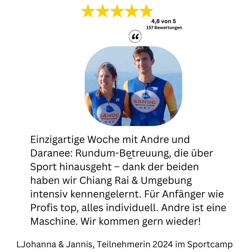 Teilnehmerstimmen zur Rennradreise Chiang Rai – Bangkok: Gemeinschaft und Teamgeist.